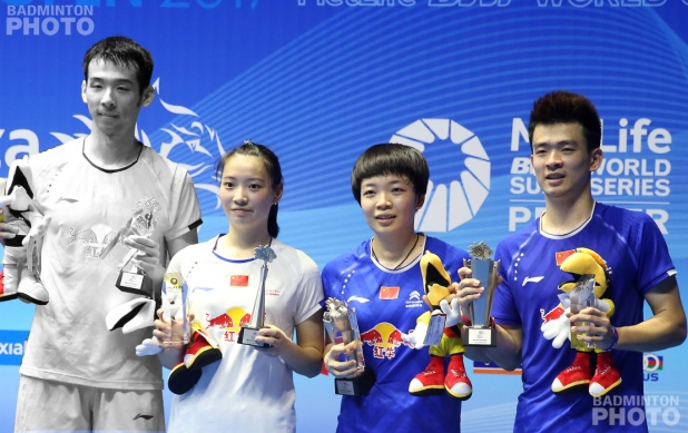 Lu Kai (not Dubai-bound) / Huang Yaqiong, Chen Qingchen, and Zheng Siwei