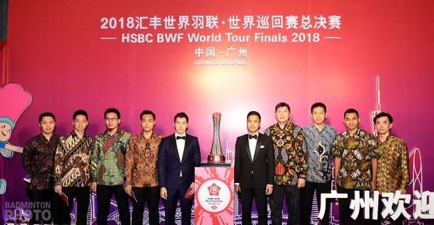 Team Indonesia at the World Tour Finals Gala Dinner