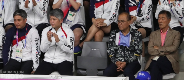 Korean coaches at the 2018 Asian Games