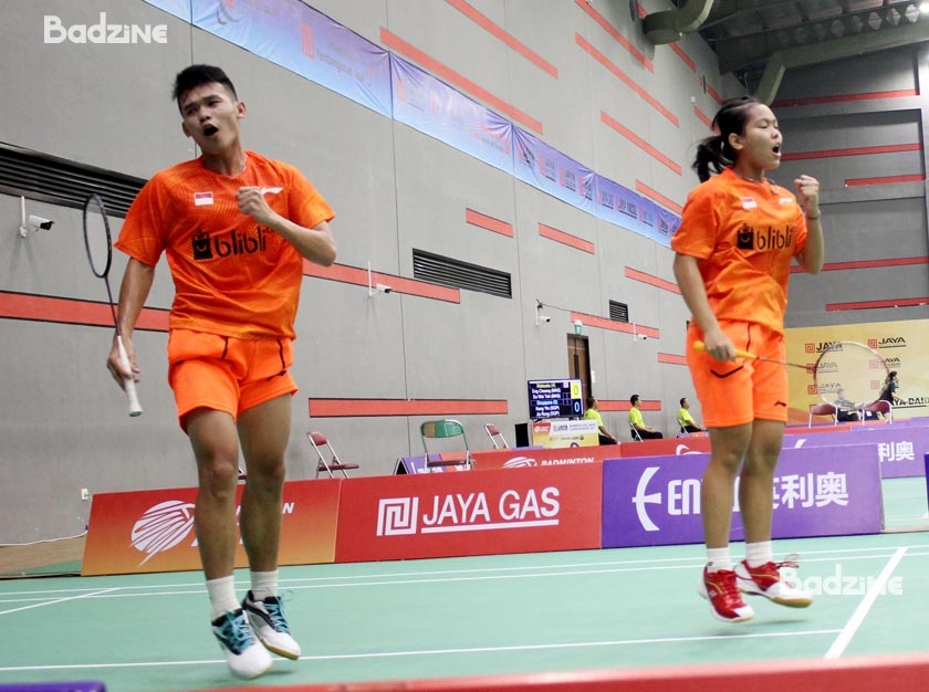 Indonesia Mixed Doubles Rinov Rivaldy/Siti Fadia Silva Ramadhant