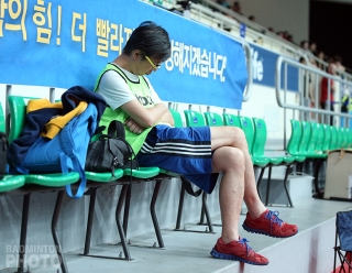 Another long, exhausting day at the Korea Open