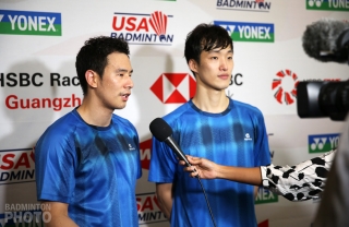 Ko Sung Hyun and Shin Baek Cheol at the 2019 U.S. Open