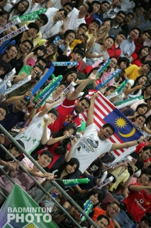 Fans at the 2010 Malaysia Open
