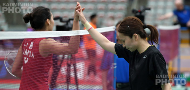 Commonwealth Games gold medallists Michelle Li and Kashyap Parupalli both suffered early upsets at the Canada Open at the hands of talented challengers from Japan. By Don Hearn.  Photos: Yves […]
