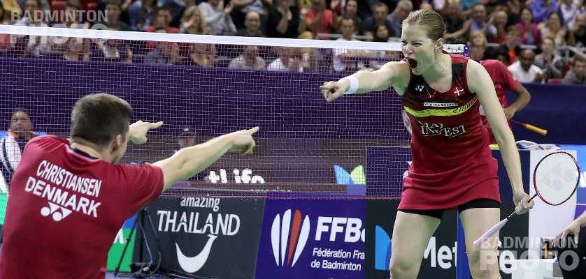 Christinna Pedersen and Mathias Christiansen proved to be another tough client for the rest of their opponents as they grabbed a highly-deserved ticket to the last four in Paris while […]