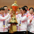 Team China lifted the Suhandinata Cup for the 5th straight time, beating Korea 3-1 in the final. By Don Hearn.  Photos: Luis Veniegra / Badmintonphoto (live) The Suhandianta Cup, the […]