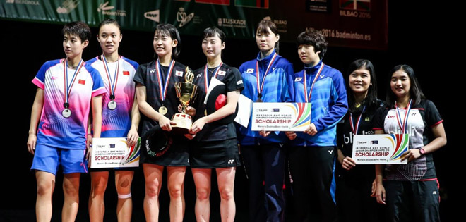 Sayaka Hobara / Nami Matsuyama became the first ever Japanese doubles champions at the World Junior Championships in Bilbao, Spain, leaving China one title short of a sweep. By Don […]