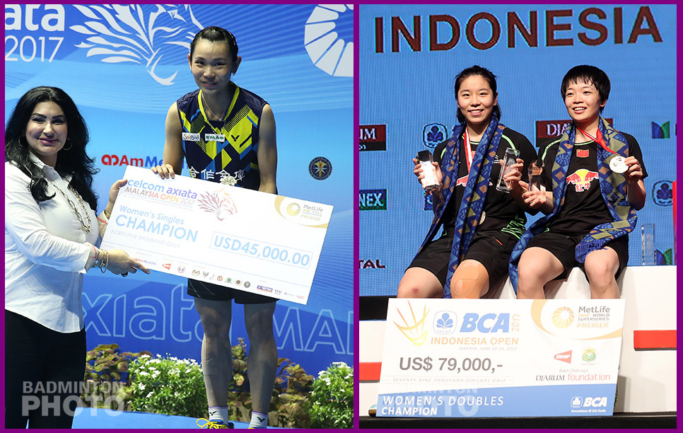 Badminton’s top prize winners of last year could be on their way to breaking records in 2017, as both Tai Tzu Ying and Chen Qingchen had won well over half […]
