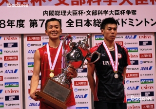 Kenta Nishimoto (left) and Kazumasa Sakai