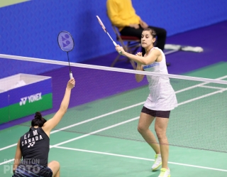 Carolina Marin vs. Michelle Li at the 2017 Hong Kong Open