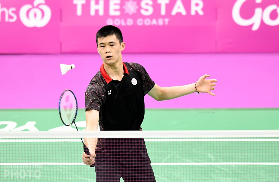 Brian Yang (CAN) at the 2018 Commonwealth Games