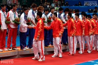 Men's Team Podium at the 2010 Asian Games