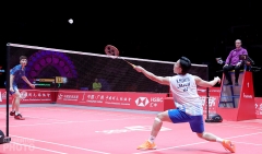 Shi Yuqi vs. Kento Momota at the 2018 World Tour Finals