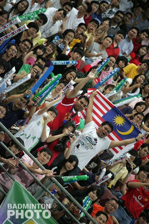 Fans at the 2010 Malaysia Open