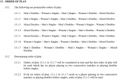 Order of Play options (click to enlarge)